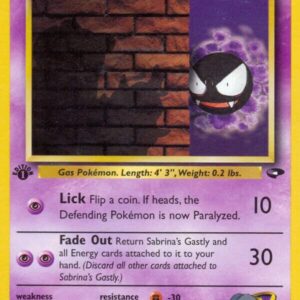 Sabrina’s Gastly (96) 096/132 1st Edition Gym Challenge