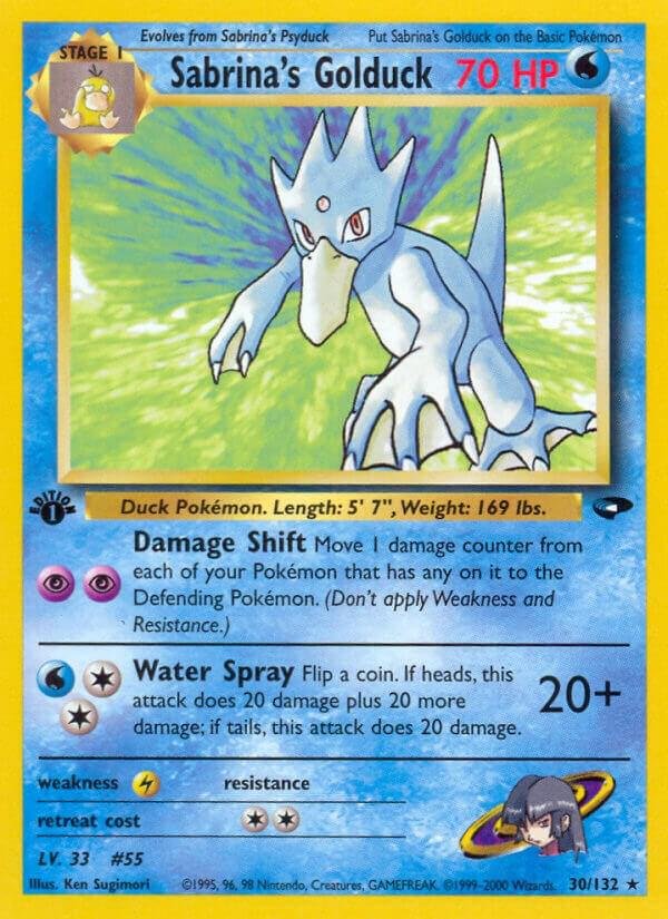 Sabrina’s Golduck 030/132 Unlimited Gym Challenge