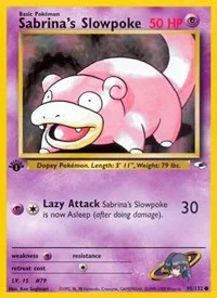 Sabrina's Slowpoke | 095/132 | 1st Edition | Gym Heroes