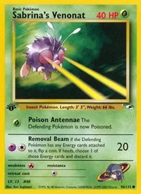 Sabrina's Venonat | 096/132 | 1st Edition | Gym Heroes
