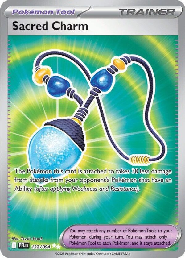 Sacred Charm 122/094 Holofoil ME02: Phantasmal Flames