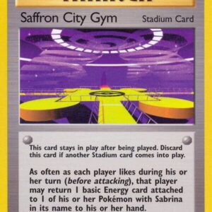 Saffron City Gym 122/132 1st Edition Gym Challenge
