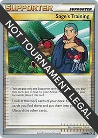 Sage's Training | 2011 (Christopher Kan) | 77/90 | Normal | World Championship Decks