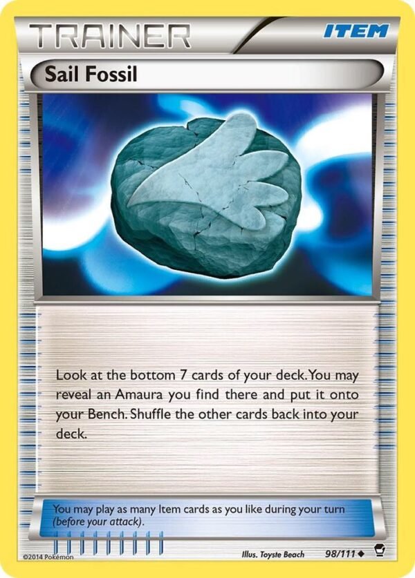 Sail Fossil 98/111 Normal XY – Furious Fists Sail Fossil 98/111 Normal XY – Furious Fists