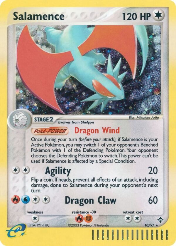 Salamence 10/97 Holofoil Dragon