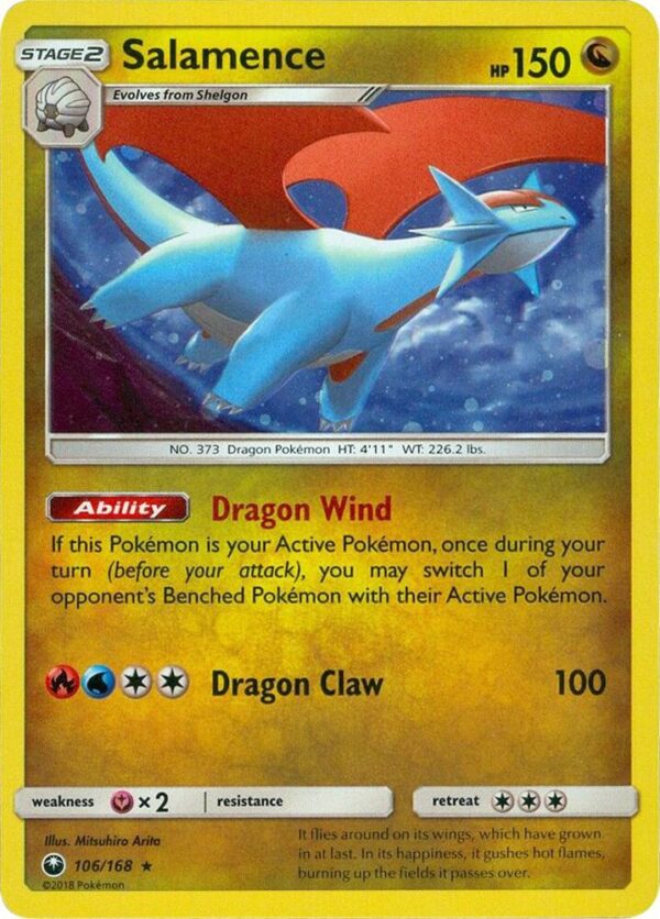 Salamence 106/168 (Cosmos Holo) Holofoil Miscellaneous Cards & Products