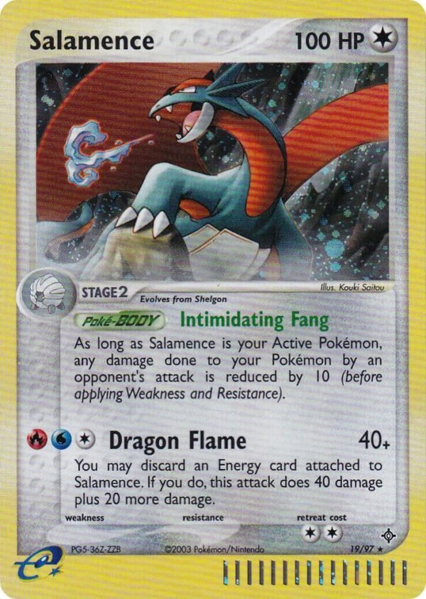 Salamence 19/97 (e-League) Holofoil Nintendo Promos Salamence 19/97 (e-League) Holofoil Nintendo Promos