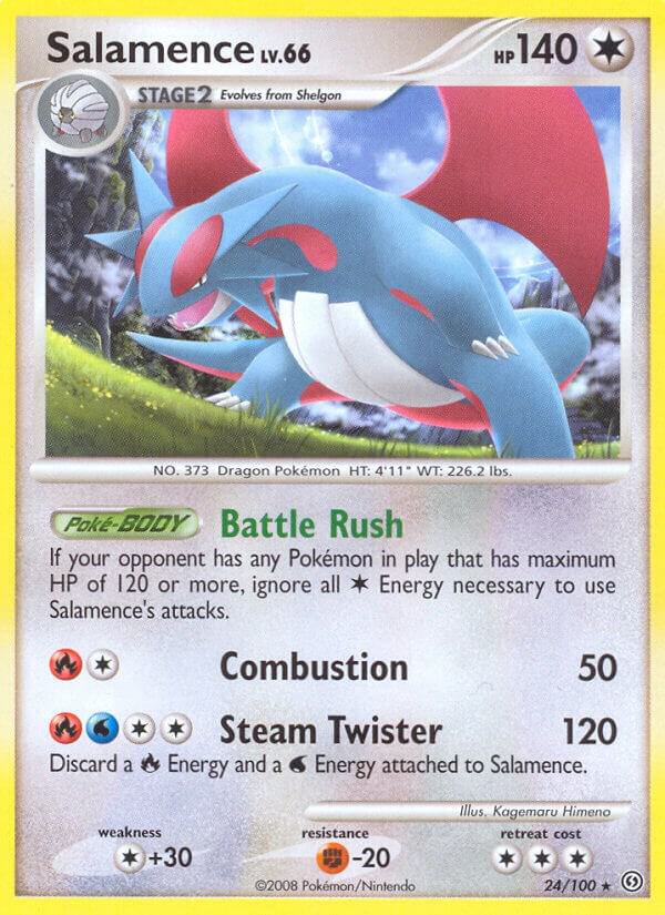 Salamence 24/100 Reverse Holofoil Stormfront