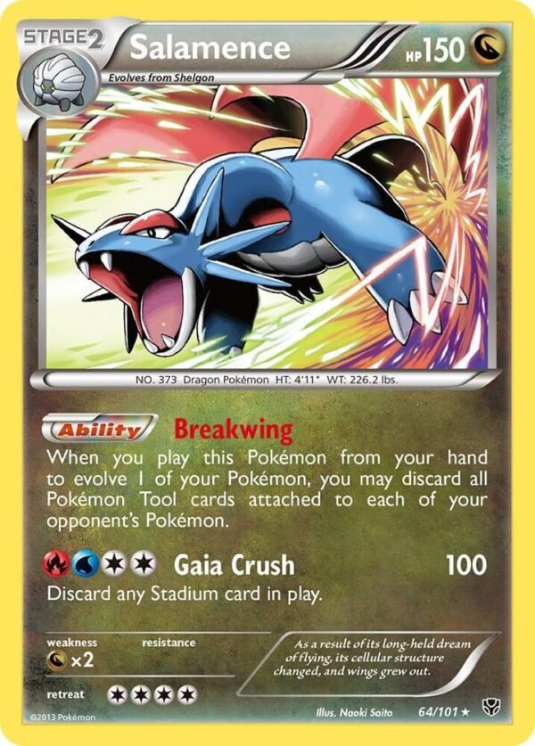 Salamence 64/101 Holofoil Plasma Blast Salamence 64/101 Holofoil Plasma Blast