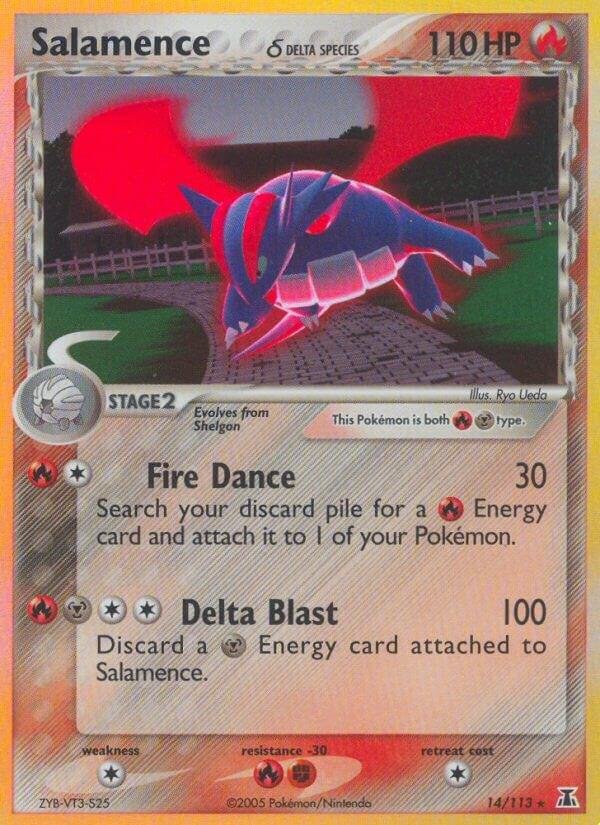 Salamence (Delta Species) 14/113 Holofoil Delta Species