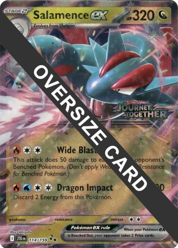 Salamence ex 114/159 Holofoil Jumbo Cards Salamence ex 114/159 Holofoil Jumbo Cards