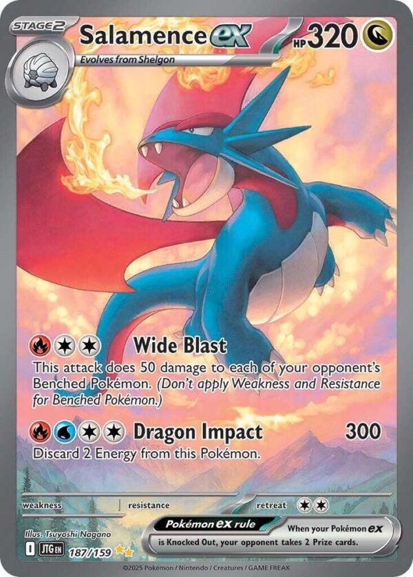 Salamence ex 187/159 Holofoil SV09: Journey Together