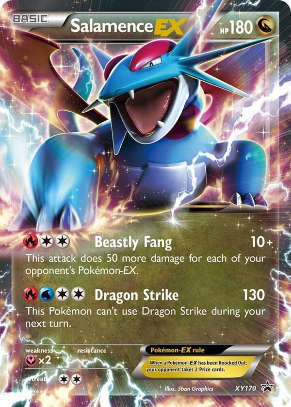 Salamence EX XY170 Holofoil XY Promos Salamence EX XY170 Holofoil XY Promos