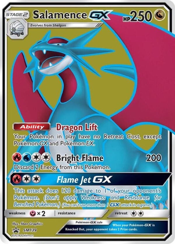 Salamence GX SM139 Holofoil SM Promos Salamence GX SM139 Holofoil SM Promos