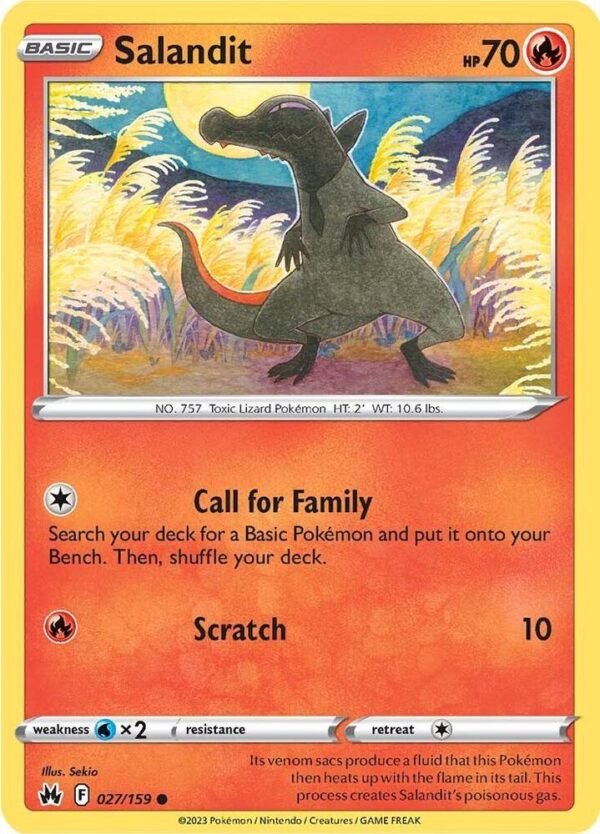 Salandit 027/159 Normal Crown Zenith Salandit 027/159 Normal Crown Zenith