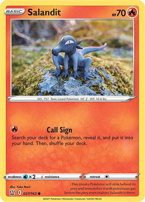 Salandit 027/163 Normal SWSH05: Battle Styles Salandit 027/163 Normal SWSH05: Battle Styles