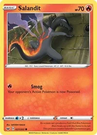 Salandit | 027/202 | Reverse Holofoil | SWSH01: Sword & Shield Base Set