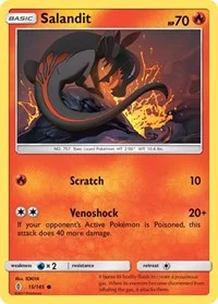 Salandit | 15/145 | Reverse Holofoil | SM - Guardians Rising
