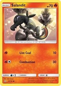 Salandit | 25/156 | Reverse Holofoil | SM - Ultra Prism