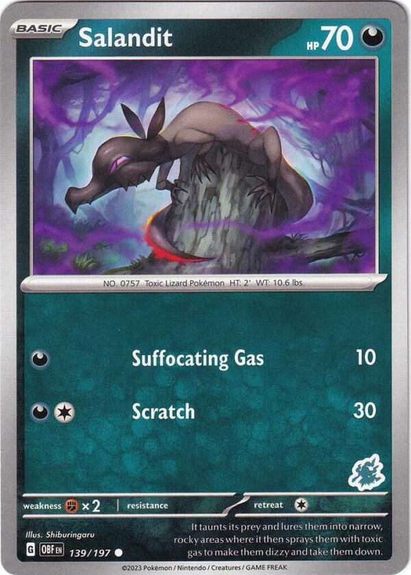Salandit Darkrai Deck 139/197 Normal Battle Academy 2024