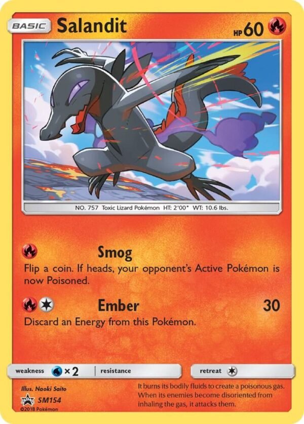 Salandit SM154 Holofoil SM Promos Salandit SM154 Holofoil SM Promos