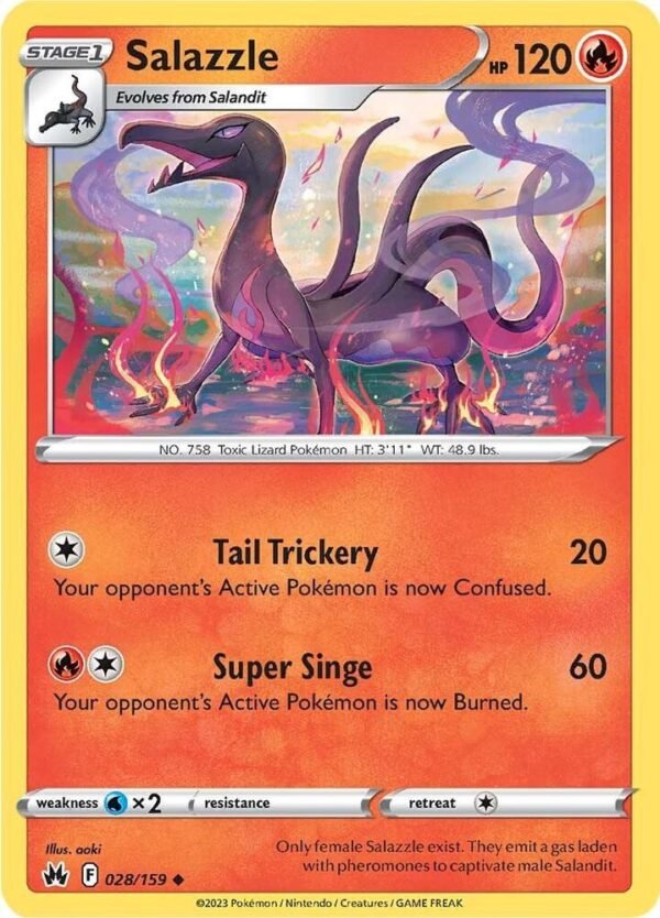 Salazzle 028/159 Normal Crown Zenith Salazzle 028/159 Normal Crown Zenith