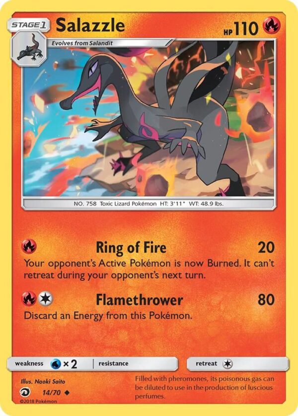 Salazzle 14/70 Normal Dragon Majesty Salazzle 14/70 Normal Dragon Majesty