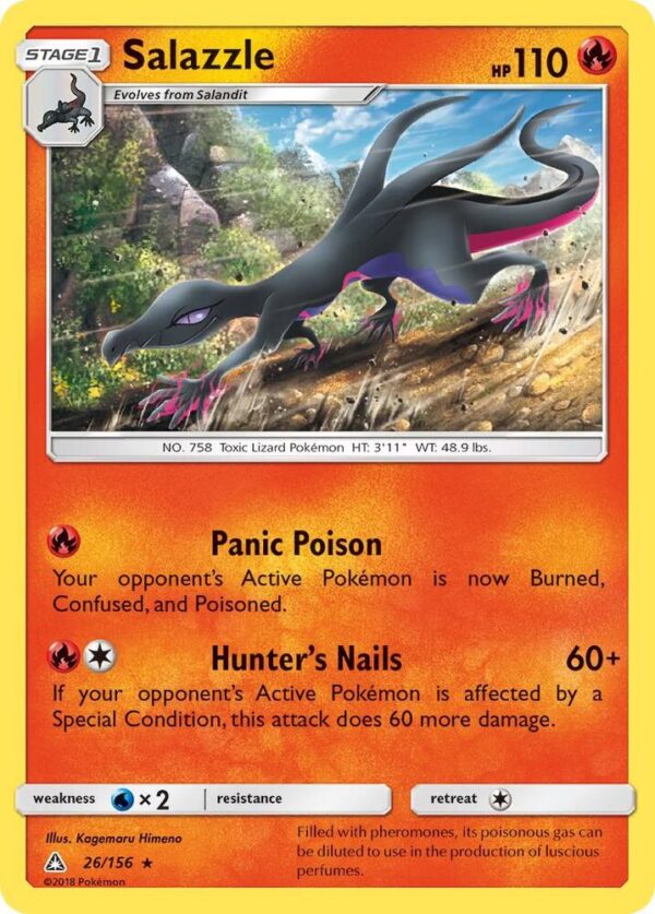 Salazzle 26/156 Normal SM – Ultra Prism Salazzle 26/156 Normal SM – Ultra Prism