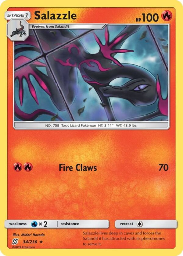 Salazzle (34) 34/236 Normal SM – Unified Minds Salazzle (34) 34/236 Normal SM – Unified Minds