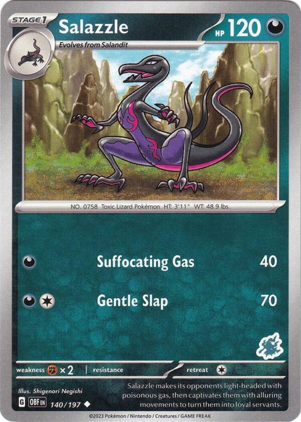 Salazzle Darkrai Deck 140/197 Normal Battle Academy 2024 Salazzle Darkrai Deck 140/197 Normal Battle Academy 2024