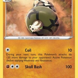 Sandaconda (109) 109/202 Reverse Holofoil SWSH01: Sword & Shield Base Set Sandaconda (109) 109/202 Reverse Holofoil SWSH01: Sword & Shield Base Set