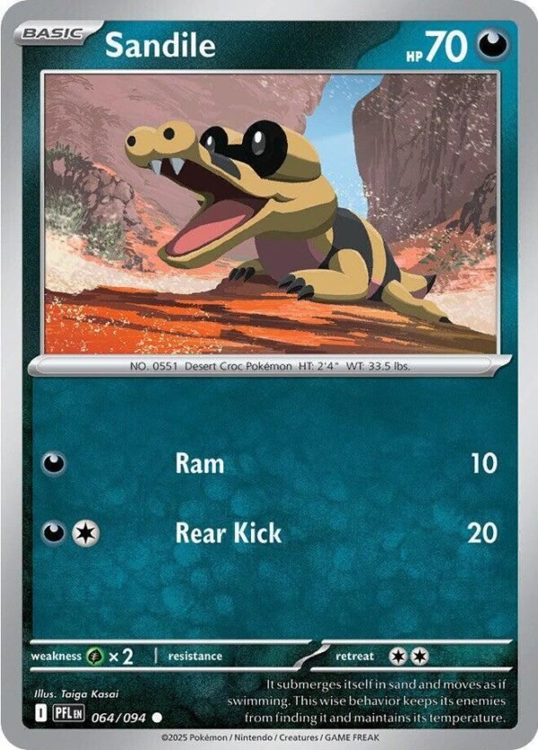 Sandile 064/094 Normal ME02: Phantasmal Flames