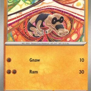 Sandile 115/198 Normal SV01: Scarlet & Violet Base Set Sandile 115/198 Normal SV01: Scarlet & Violet Base Set
