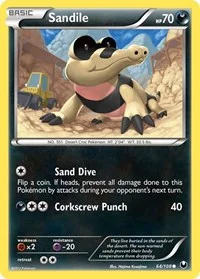 Sandile | 64/108 | Reverse Holofoil | Dark Explorers