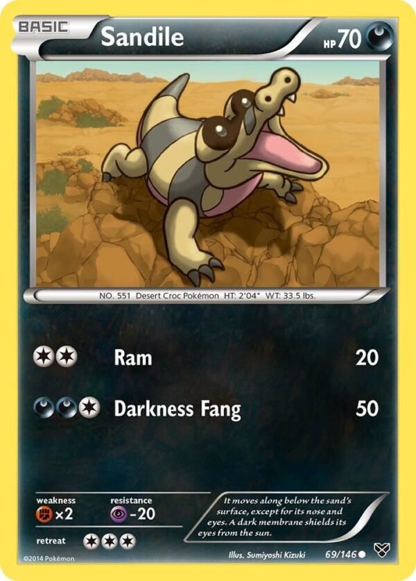 Sandile 69/146 Normal XY Base Set Sandile 69/146 Normal XY Base Set