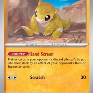 Sandshrew 027/165 Normal SV: Scarlet & Violet 151