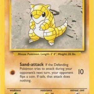 Sandshrew 062/102 Normal Base Set Sandshrew 062/102 Normal Base Set