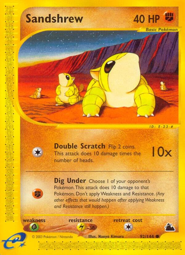 Sandshrew 092/144 Normal Skyridge
