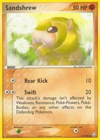 Sandshrew | 74/109 | Reverse Holofoil | Team Rocket Returns Sandshrew | 74/109 | Reverse Holofoil | Team Rocket Returns