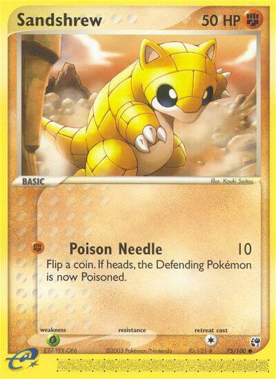 Sandshrew 75/100 Normal Sandstorm
