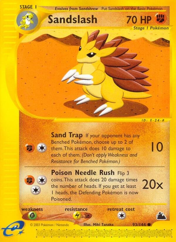 Sandslash 093/144 Reverse Holofoil Skyridge Sandslash 093/144 Reverse Holofoil Skyridge