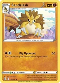Sandslash | 132/264 | Reverse Holofoil | SWSH08: Fusion Strike