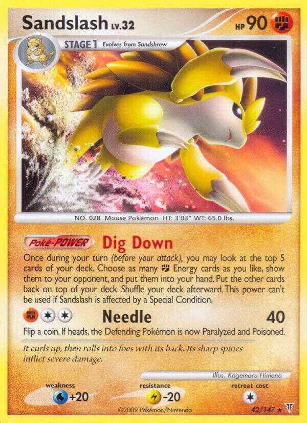 Sandslash 42 Reverse Holofoil Supreme Victors