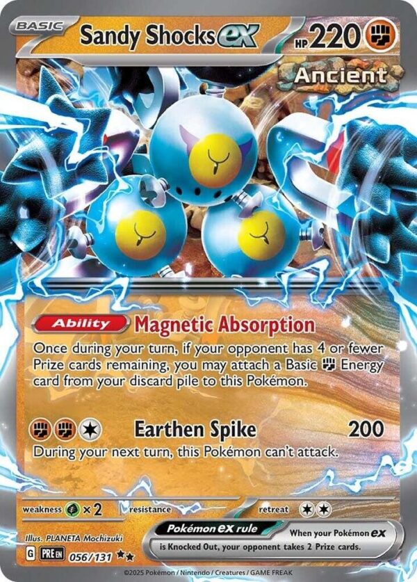 Sandy Shocks ex 056/131 Holofoil SV: Prismatic Evolutions Sandy Shocks ex 056/131 Holofoil SV: Prismatic Evolutions