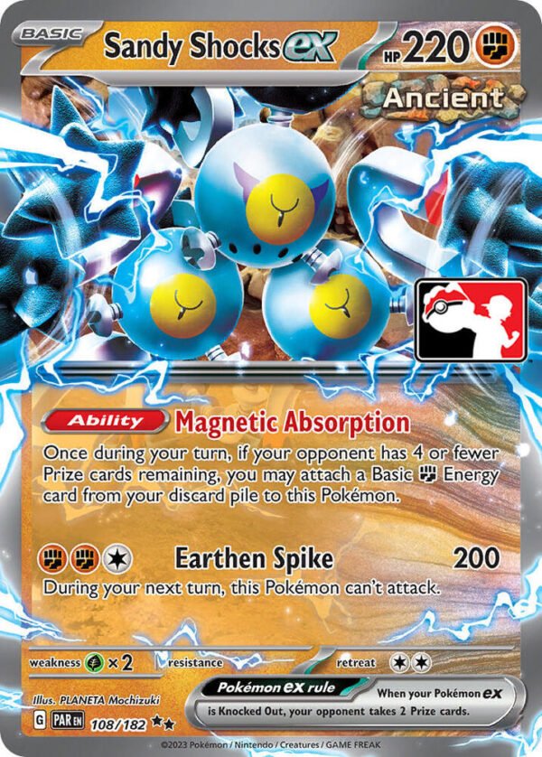 Sandy Shocks ex 108/182 Holofoil Prize Pack Series Cards Sandy Shocks ex 108/182 Holofoil Prize Pack Series Cards