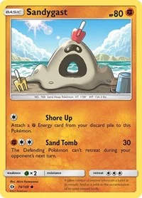 Sandygast | 74/149 | Reverse Holofoil | SM Base Set