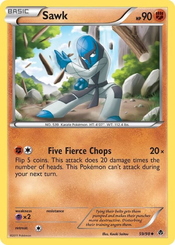 Sawk 59/98 Reverse Holofoil Emerging Powers Sawk 59/98 Reverse Holofoil Emerging Powers