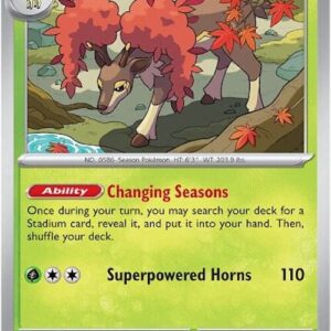 Sawsbuck 017/162 Reverse Holofoil SV05: Temporal Forces Sawsbuck 017/162 Reverse Holofoil SV05: Temporal Forces
