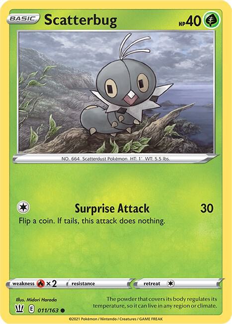 Scatterbug 011/163 Normal SWSH05: Battle Styles Scatterbug 011/163 Normal SWSH05: Battle Styles