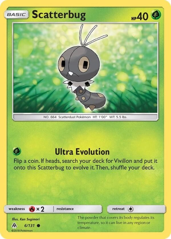 Scatterbug (6) 6/131 Normal SM – Forbidden Light